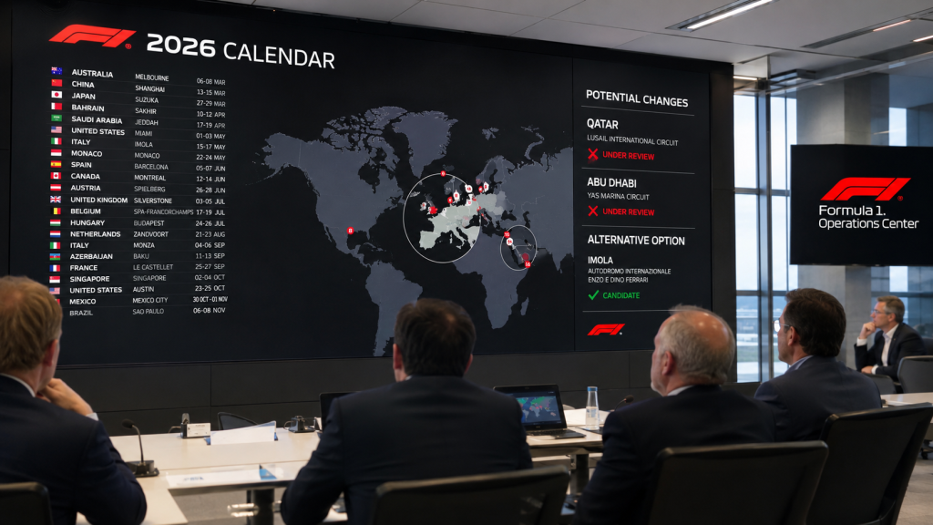 F1 2026 Nyaris Pindah ke Eropa: Qatar dan Abu Dhabi Terancam Batal Digelar