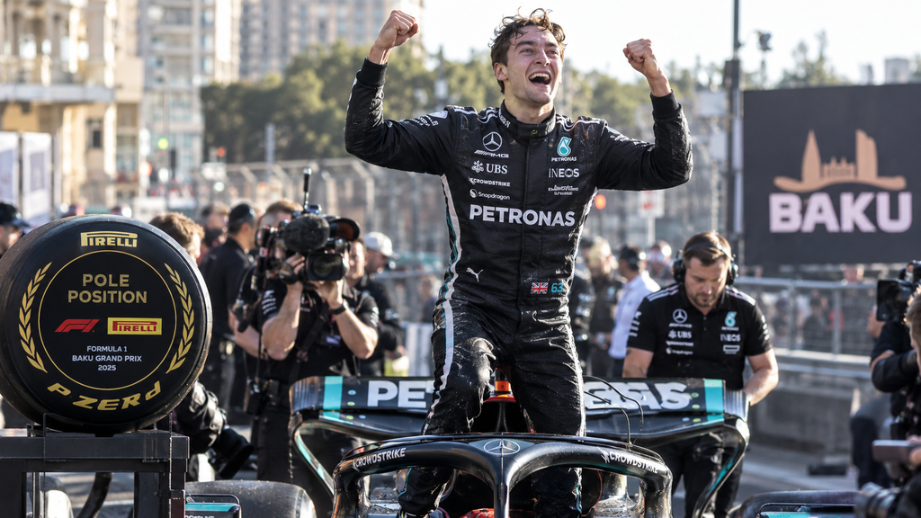 Russell Rebut Pole GP Azerbaijan dengan Margin Terbesar Musim Ini